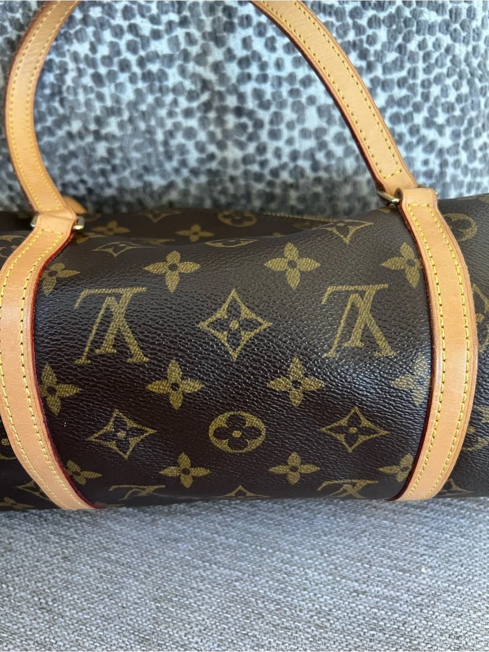 Louis Vuitton Monogram Papillon 26 Barrel Boston Bag